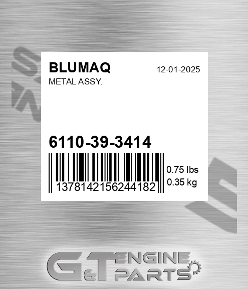 6110-39-3414 Metal Assy. for BLUMAQ