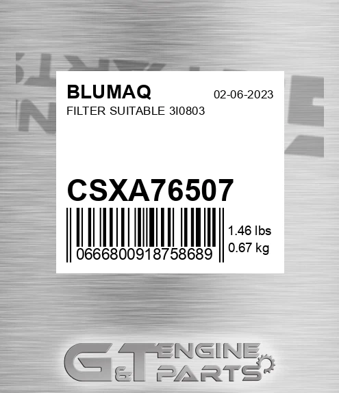 CSXA76507 Filter Suitable 3i0803