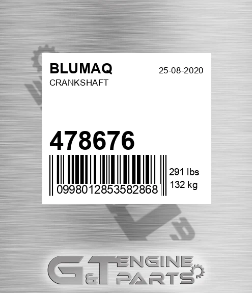 478676 BLUMAQ Crankshaft
