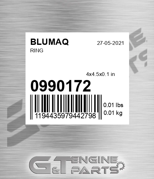 099-0172 Ring for BLUMAQ