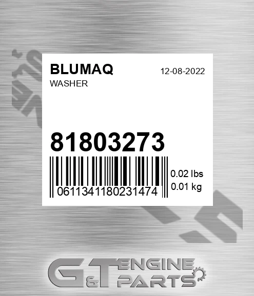 81803273 BLUMAQ Washer