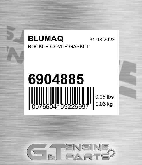 6904885 Rocker Cover Gasket