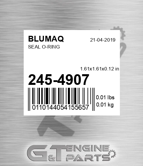 245-4907 Seal O-ring for BLUMAQ