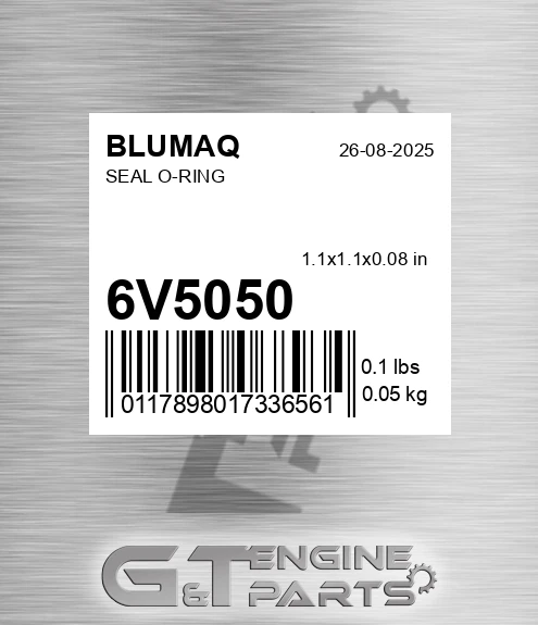 6V-5050 Seal O-ring for BLUMAQ
