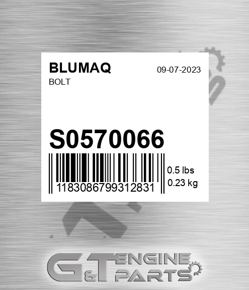 S0570066 Bolt