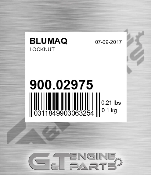 900.02975 Locknut for BLUMAQ