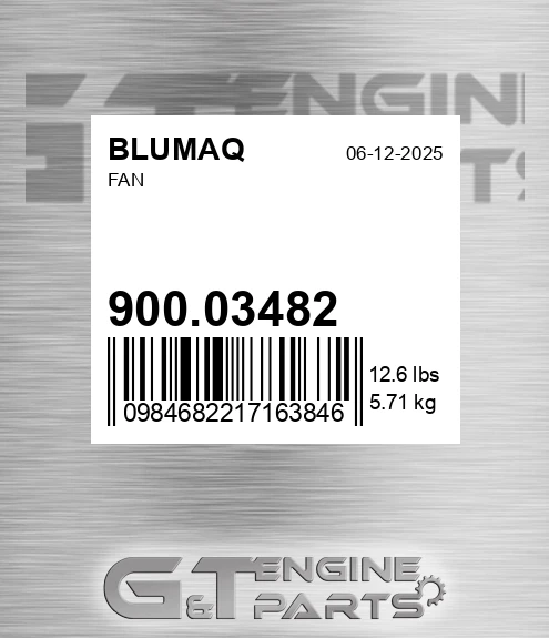 900.03482 Fan for BLUMAQ