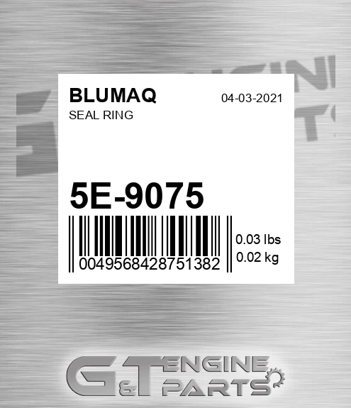 5E-9075 Seal Ring