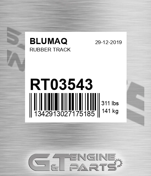 RT03543 BLUMAQ Rubber Track