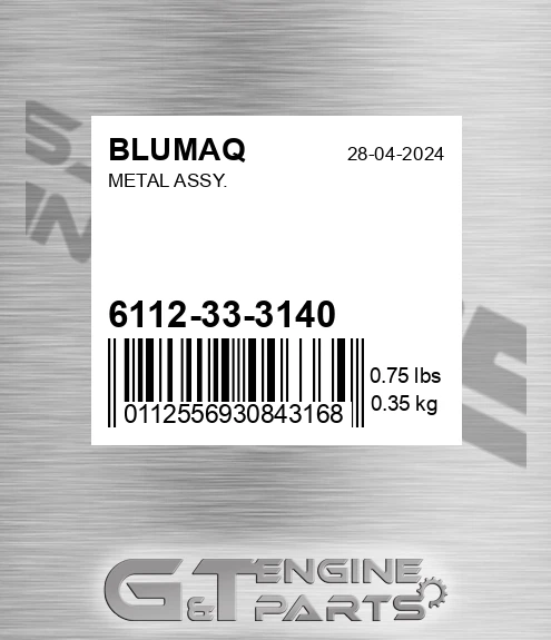 6112-33-3140 Metal Assy. for BLUMAQ