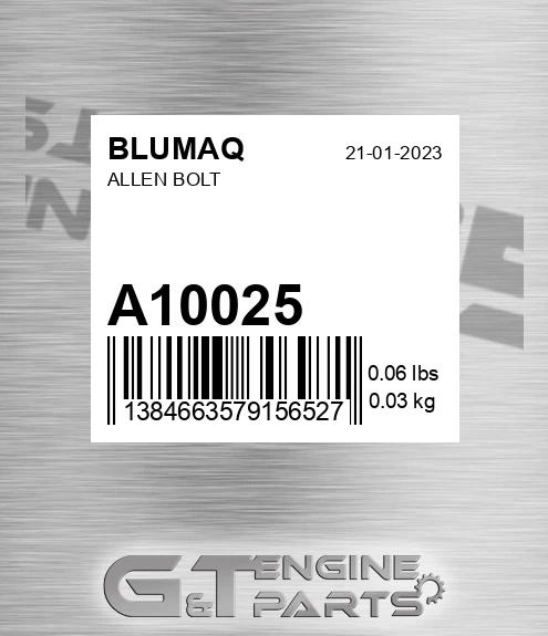 A10025 BLUMAQ Allen Bolt
