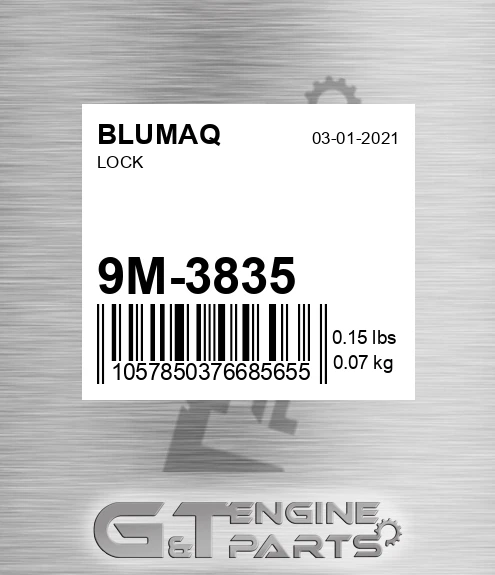 9M-3835 Lock for BLUMAQ
