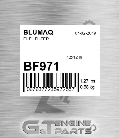 BF971 Fuel Filter