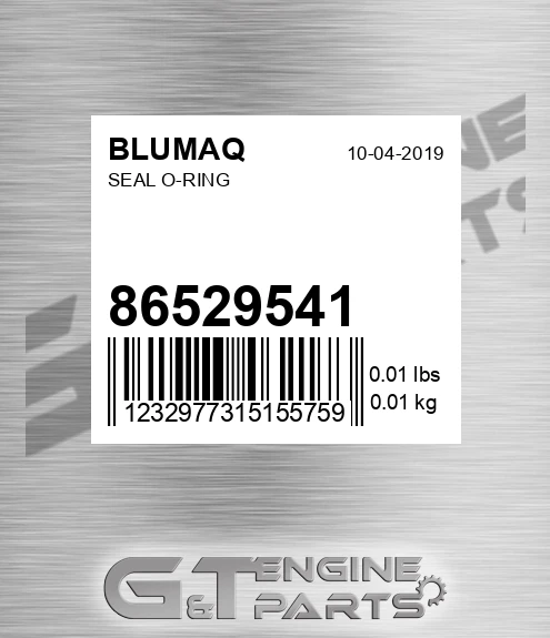 86529541 Seal O-ring