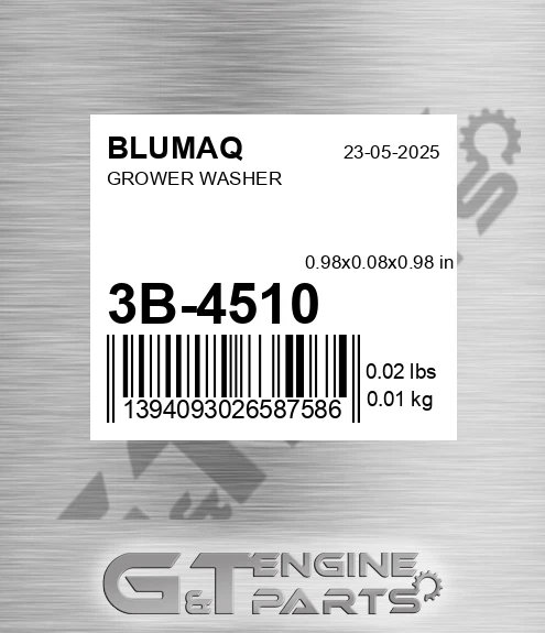 3B-4510 Grower Washer