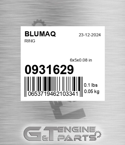 093-1629 Ring for BLUMAQ