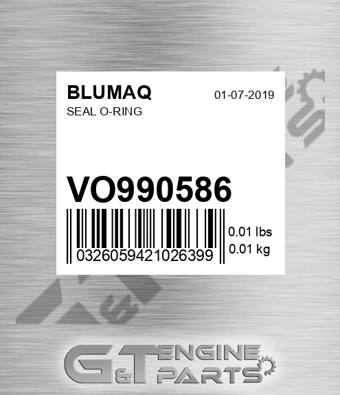 VO990586 Seal O-ring for BLUMAQ
