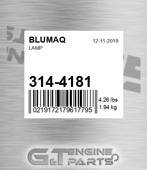 314-4181 Lamp for BLUMAQ