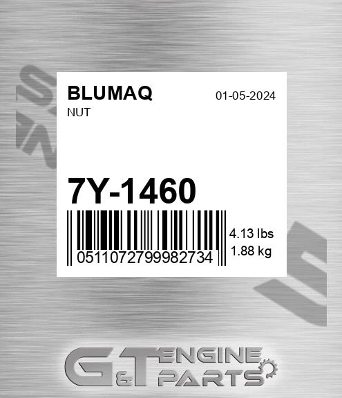 7Y-1460 Nut for BLUMAQ