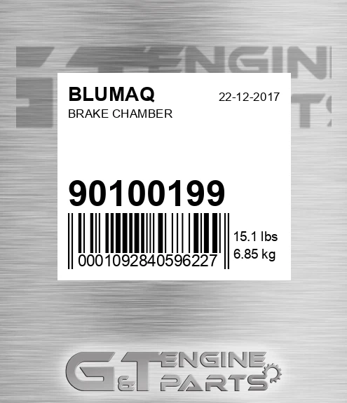 901.00199 Brake Chamber for BLUMAQ