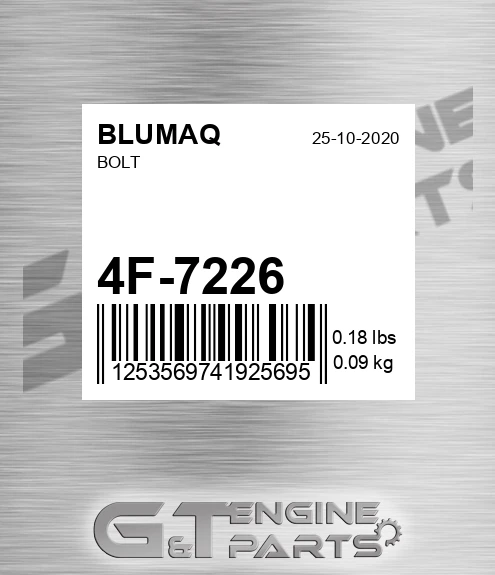 4F-7226 Bolt for BLUMAQ