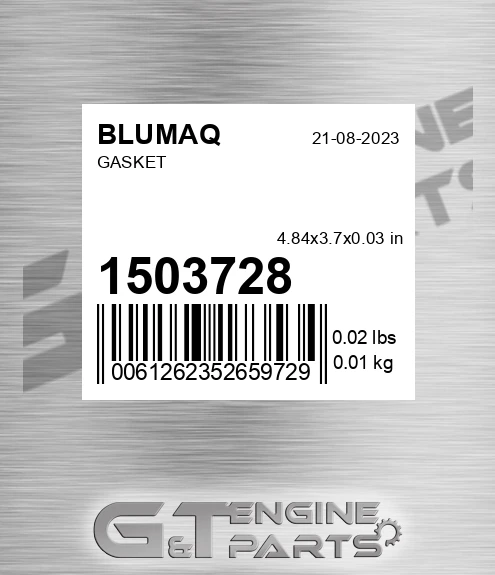 150-3728 Gasket for BLUMAQ