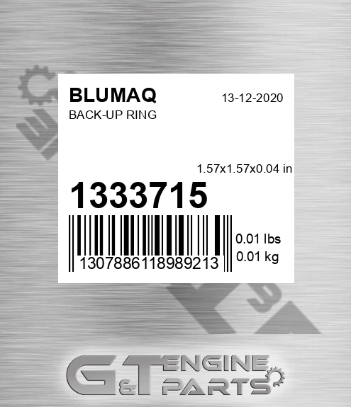 133-3715 Back-up Ring for BLUMAQ