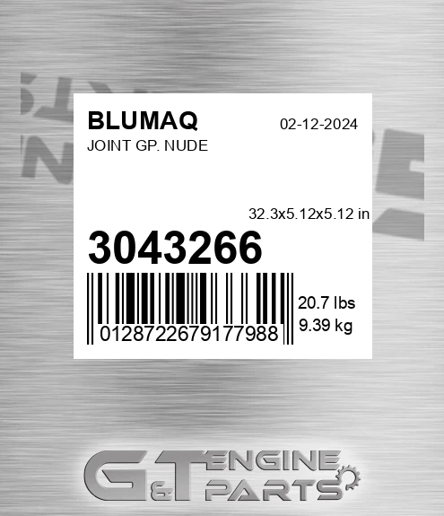 304-3266 Joint Gp. Nude for BLUMAQ
