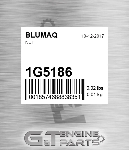 1G-5186 BLUMAQ Nut