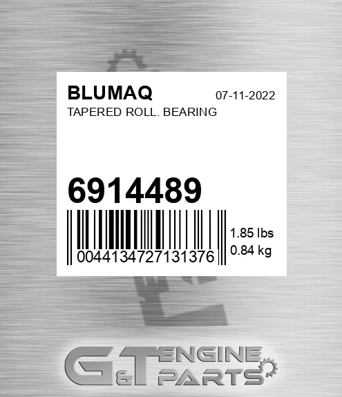 6914489 BLUMAQ Tapered Roll. Bearing