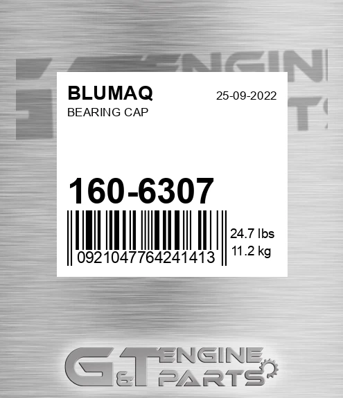 160-6307 Bearing Cap for BLUMAQ