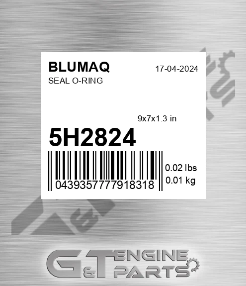 5H-2824 Seal O-ring for BLUMAQ