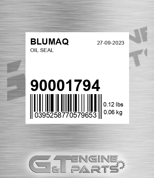900.01794 Oil Seal for BLUMAQ