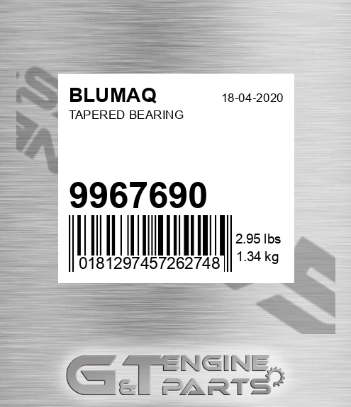 9967690 Tapered Bearing