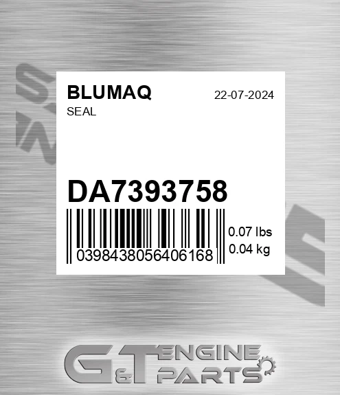 DA7393758 Seal for BLUMAQ