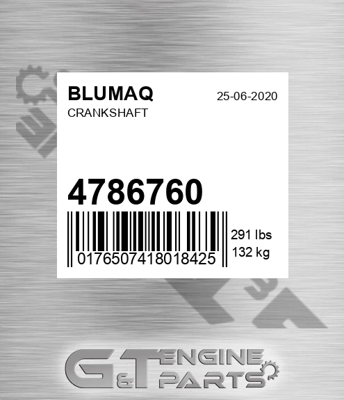 4786760 BLUMAQ Crankshaft