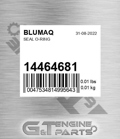 14464681 Seal O-ring