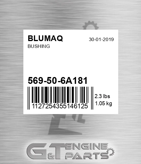569-50-6A181 Bushing for BLUMAQ