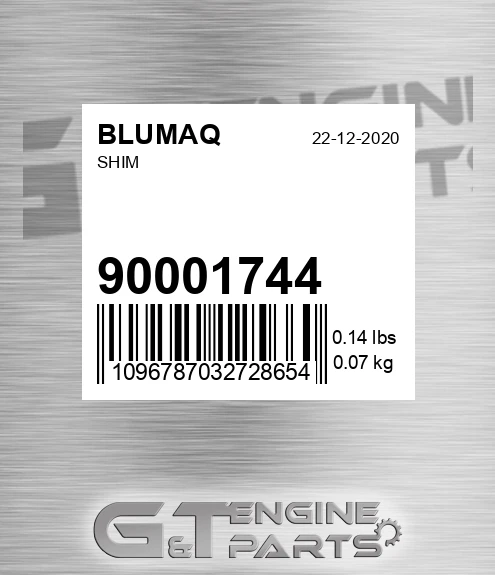 900.01744 Shim for BLUMAQ
