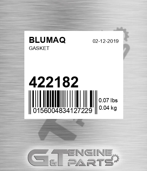 422182 Gasket for BLUMAQ