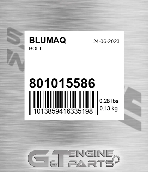 801015586 BLUMAQ Bolt