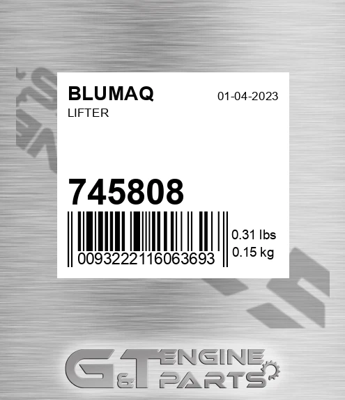 745808 Lifter for BLUMAQ