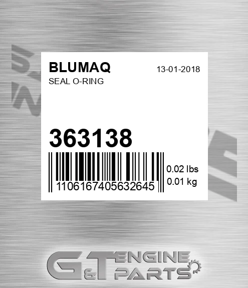 363138 Seal O-ring for BLUMAQ
