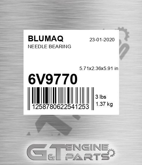 6V-9770 Needle Bearing for BLUMAQ
