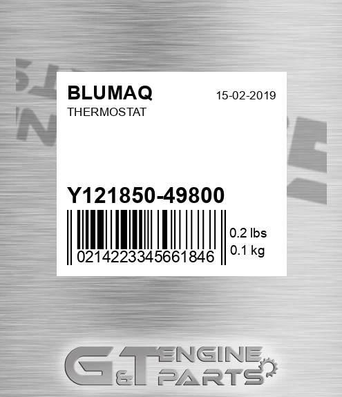 Y121850-49800 Thermostat
