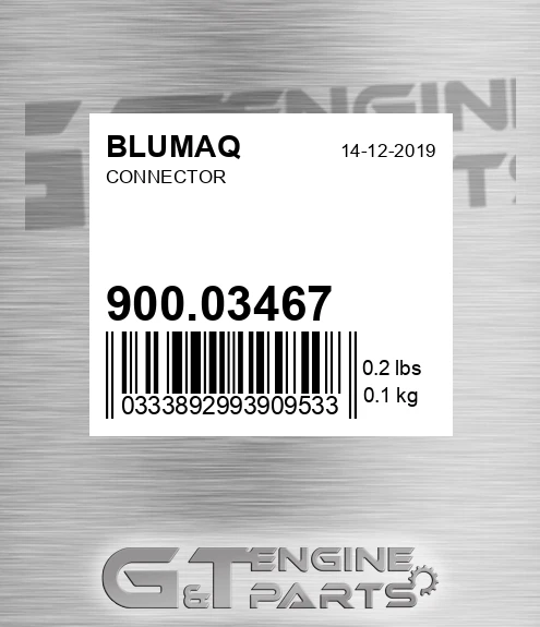 900.03467 Connector for BLUMAQ