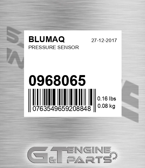 096.8065 Pressure Sensor for BLUMAQ