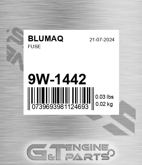 9W-1442 Fuse for BLUMAQ
