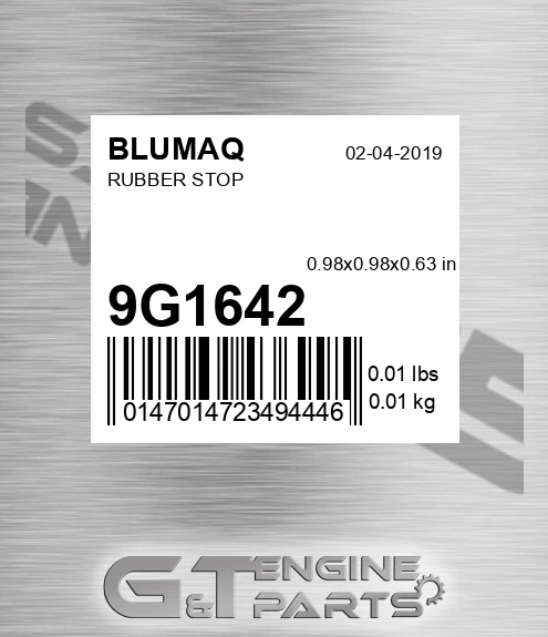 9G-1642 Rubber Stop for BLUMAQ