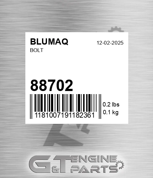 88702 Bolt